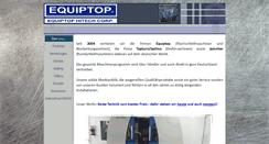 Desktop Screenshot of equiptop.de