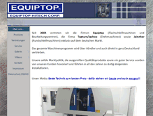 Tablet Screenshot of equiptop.de